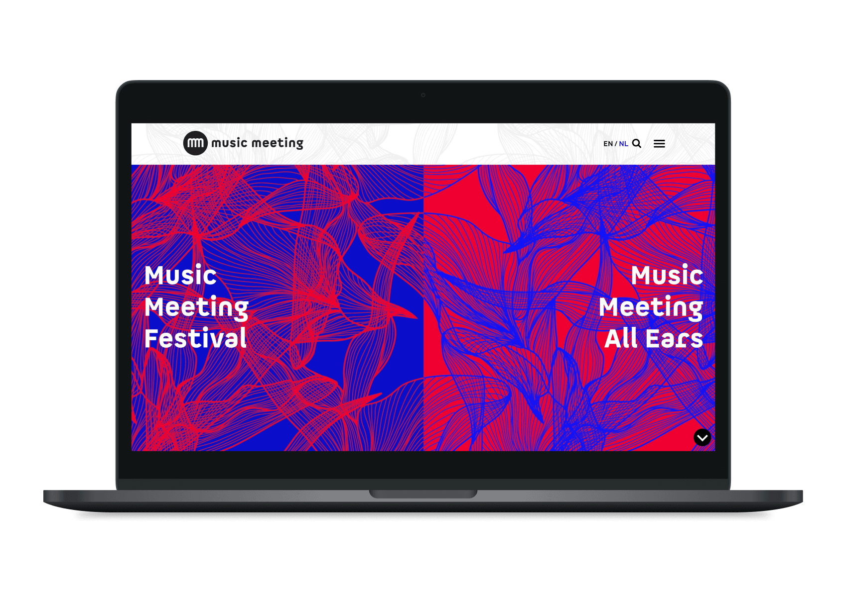 Music Meeting digital design festival website